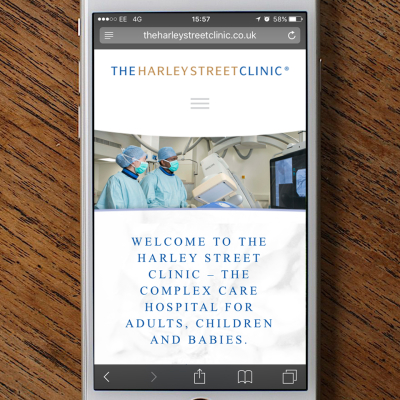 The Harley Street Clinic website sees large increase in visitors